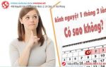 1 tháng có kinh 2 lần là bị bệnh gì? Có nguy hiểm không?