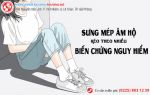 Vệ sinh vùng kín phát hiện sưng mép âm hộ