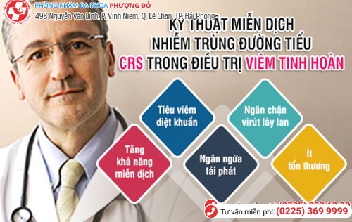 CRS - Phương pháp chữa viêm tinh hoàn hiệu quả hiện nay CRS - Phương pháp chữa viêm tinh hoàn hiệu quả hiện nay