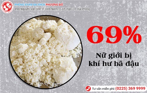 Khí hư bã đậu tập trung nhiều ở nữ tuổi sinh sản Biến chứng khí hư bã đậu