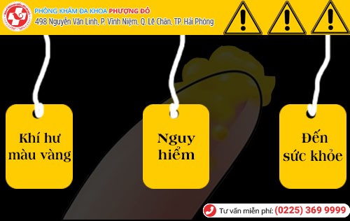 Khí hư màu vàng sẽ rất nguy hiểm nếu không phát hiện sớm Biến chứng khí hư màu vàng