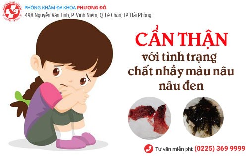 Chất nhầy màu nâu, nâu đen gây nguy hiểm Tác hại của chất nhầy màu nâu, nâu đen