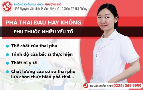 Hút thai đau không Hút thai đau không