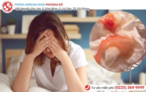 Khí hư có máu do nhiều bệnh phụ khoa gây nên Khí hư có máu do nhiều bệnh phụ khoa gây nên