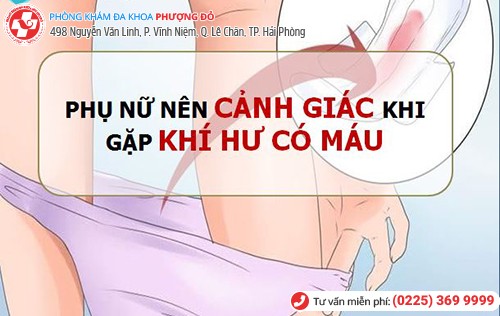 khí hư lần máu
