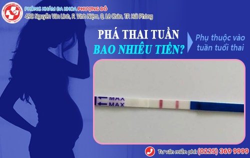 phá thai tuần bao nhiêu tiền