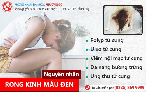 Rong kinh máu đen – Cẩn thận bệnh nguy hiểm Rong kinh máu đen – Cẩn thận bệnh nguy hiểm