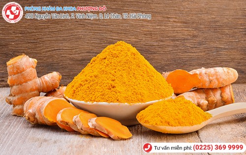 chữa sùi mào gà bằng nghệ