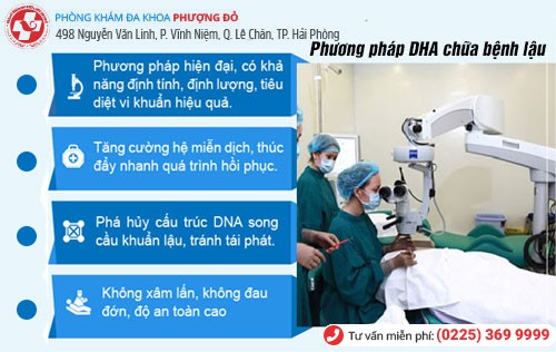 Phương pháp DHA Phương pháp DHA hỗ trợ điều trị bệnh lậu